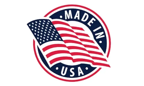 Made in USA supplement badge
